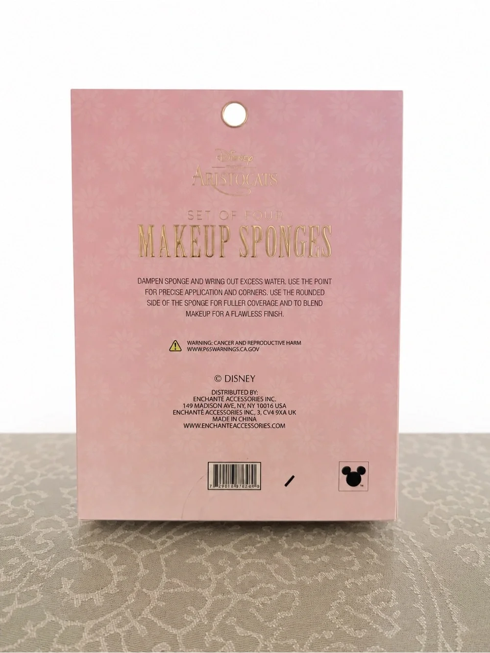 Disney Aristocats Purr-fect Makeup Sponge Set 4 Pack NIB
